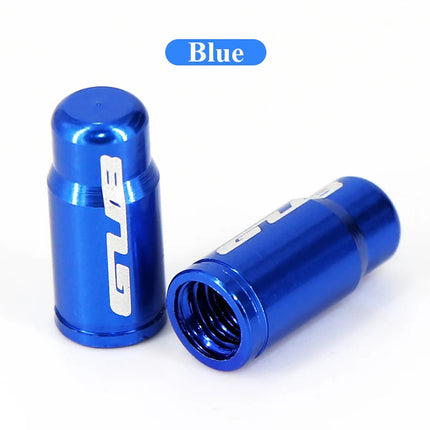 2pcs GUB Aluminum CNC Bicycle Tire Valve Cap MTB Road Bike Tube Tyre Gas Nozzle Cover for AV FV Schrader Presta Valve Dustproof