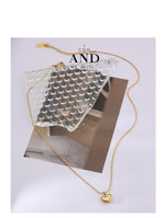 Yhpup Cute Heart Natural Shell Pendant Necklace 18 K Plated Stainless Steel Collar Necklace Gift Jewelry бижутерия для женщин