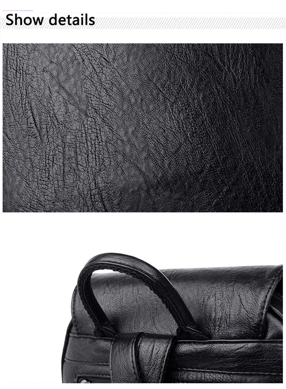 5 Color Women Soft Leather Backpacks Vintage Female Shoulder Bags Sac a Dos Casual Travel Ladies Bagpack Mochilas School Bags