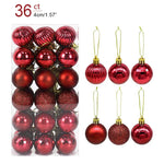 1box Christmas Balls Christmas Tree Ornaments Ball Xmas Hanging Tree Pendants Home Party Decor 2026 New Year Gift Noel Navidad