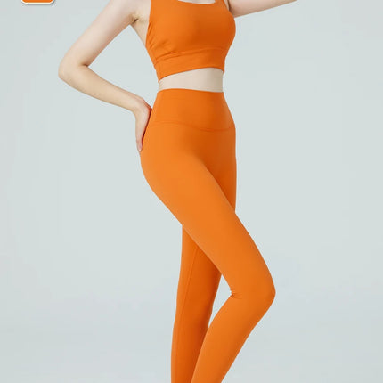 2 Piece Yoga Clothes Women's Tracksuit Athletic Wear Pilates Fitness Suit Gym Workout Push Up Clothes Sports Bra Leggings Suit