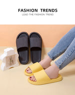 Women's Slippers Fashio Light EVA Soft Men's Home Sole Slipper Bathroom Anti-Slip Casual Indoor Slipper Beach Sandal Flip-Flops