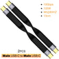 USB3.1 10Gbps Short Cable 13cm PD 100W USB to Type C Cable Converter OTG USB Adapter USB4 20Gbps Cable 22cm for SSD Power Bank