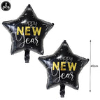 2pcs star Balloon / As Shown