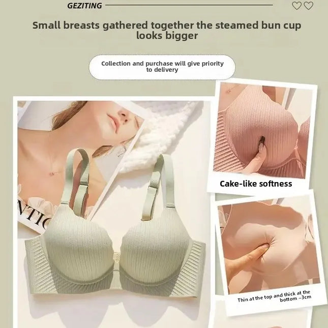 2024 New Push Up Bra for Small Chest  Ultra Thick 6CM Padded No Steel Ring Comfortable & Sexy Lift Lingerie for Flat Chest Women