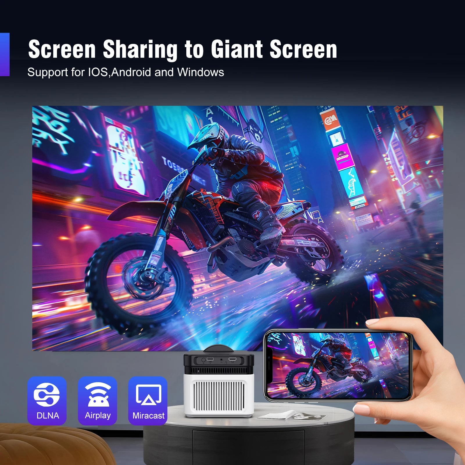 Magcubic HY450 8K Ultra Short Throw Projector