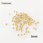 18K Gold Plated Brass Spacer Beads For Jewelry Making Materials,Separators For Beads, Striped Cut Flower Beads For Needlework