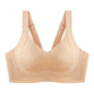 Women's Seamless Underwear, Thin Style, Large Breasts, Small Breasts, No Wires, Pull-up And Anti-sagging Large Size Bra