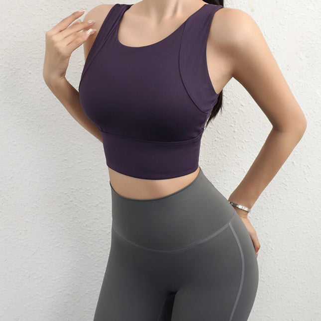 Sexy Women's Sports Bra Top Women Tight Elastic Gym Sport Yoga Bras Crop Top Yoga Clothes Stretch Women Sports Underwear