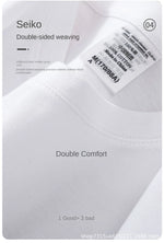 300g Cotton T Shirts Men Short Sleeved Heavyweight  Summer Round Neck Loose Breathable Shirt for Men Women Basic Tee