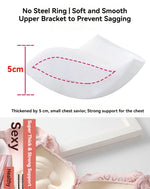 8cm Thickened Non-empty Cup Underwear Small Chest Gather Anti-sagging Hand-cup Bra Adjustable Bra Women