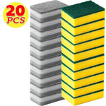 30/5pcs Magic Cleaning Sponges Double-sided Reusable Kitchen Sponge Wipes Pan Pot Dishwashing Scouring Pads Brush Clean Tools