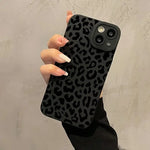 Black Print Leopard Graphic Phone Case For Samsung Galaxy A15 A35 A55 5G A34 A54 A33 A53 S25 S24 Ultra S23 S22 Plus S21 FE Cover