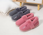 Bebealy Men Shoes Fur Women Slippers Winter House Shoes For Women Indoor Plush Warm Women Shoes 2024 Casual Home Shoes For Men