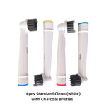 4/8PCS Replacement Brush Heads for Oral B Electric Toothbrushes Floss Cross Action 3D Pro White Precision Standard Daily Clean