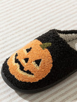 Cute Funny Halloween Women's Slippers Cartoon Pumpkin Indoor Warm Soft Sole Comfy Slipper Breathable Leisure Home Plush Shoes