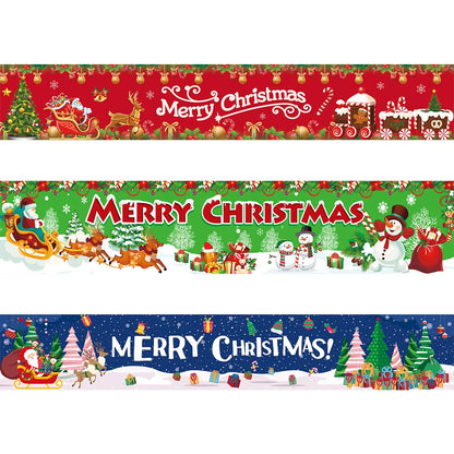 Christmas Outdoor Banner Merry Christmas Decorations For Home 2024 Navidad Kerst Xmas Decor Noel Kerst Happy New Year Gift 2025