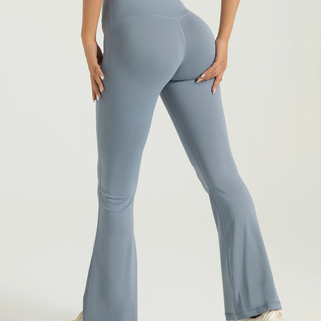 Women's High Waisted Bootcut Yoga Pants - Flared Leggings for Workout and Casual Wear - Comfortable and Stylish Activewear