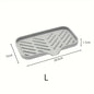 Silicone Faucet Mat Kitchen Sink Tray Soap Dispenser Sponge Drain Pad Sink SplashDrying Mat Countertop Storage Tray SoapTray