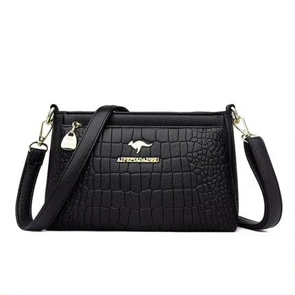 Women Embroidery Tote Bag High Quality Leather Ladies Handbags 2024 Women Shoulder Bag Small Crossbody Bags For Women Sac a Main
