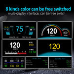 C1 Car Navigation Projection HUD Head-Up Display OBD2+GPS Car Projector Speedometer /Water Temperature /Voltage/RPM Alarm