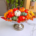 9pcs Random Mixed Mini Artificial Halloween Pumpkin Decor Simulation Vegetable DIY Craft  Home Party Decoration Prop