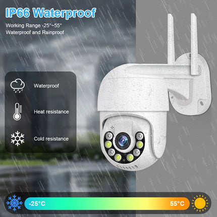 Smar 3MP Wireless CCTV Security Camera System PTZ Wifi Camera Outdoor Surveillance Camera Kit  Alarm 8CH NVR WIFI Camera Set