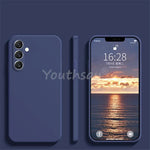For Samsung Galaxy S24 FE Case Silicone Plain Protect Cover Samsung S25 FE S24 FE S23 S21 S22 Plus Ultra Cover Rubber Case