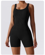 High Elastic Integrated Tight Fitting Jumpsuit Aerial Beauty Back Yoga Suit Seamless Jumpsuit for Women