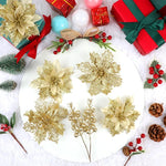 22Pcs Christmas Decoration Artificial Flowers Berry Bouquet Christmas Tree Ornament Home Decor New Year Navidad Gift Accessories