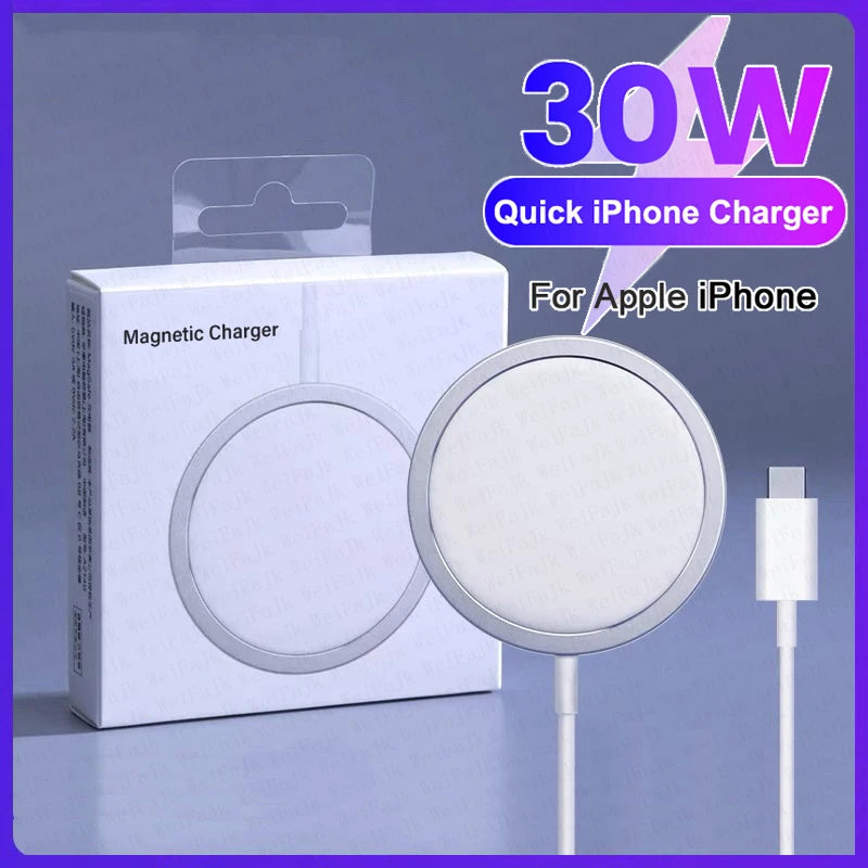 Wireless Charger For iPhone 16 15 14 13 12 Pro Max Plus AirPods Fast Charging Type C Magnetic Charge