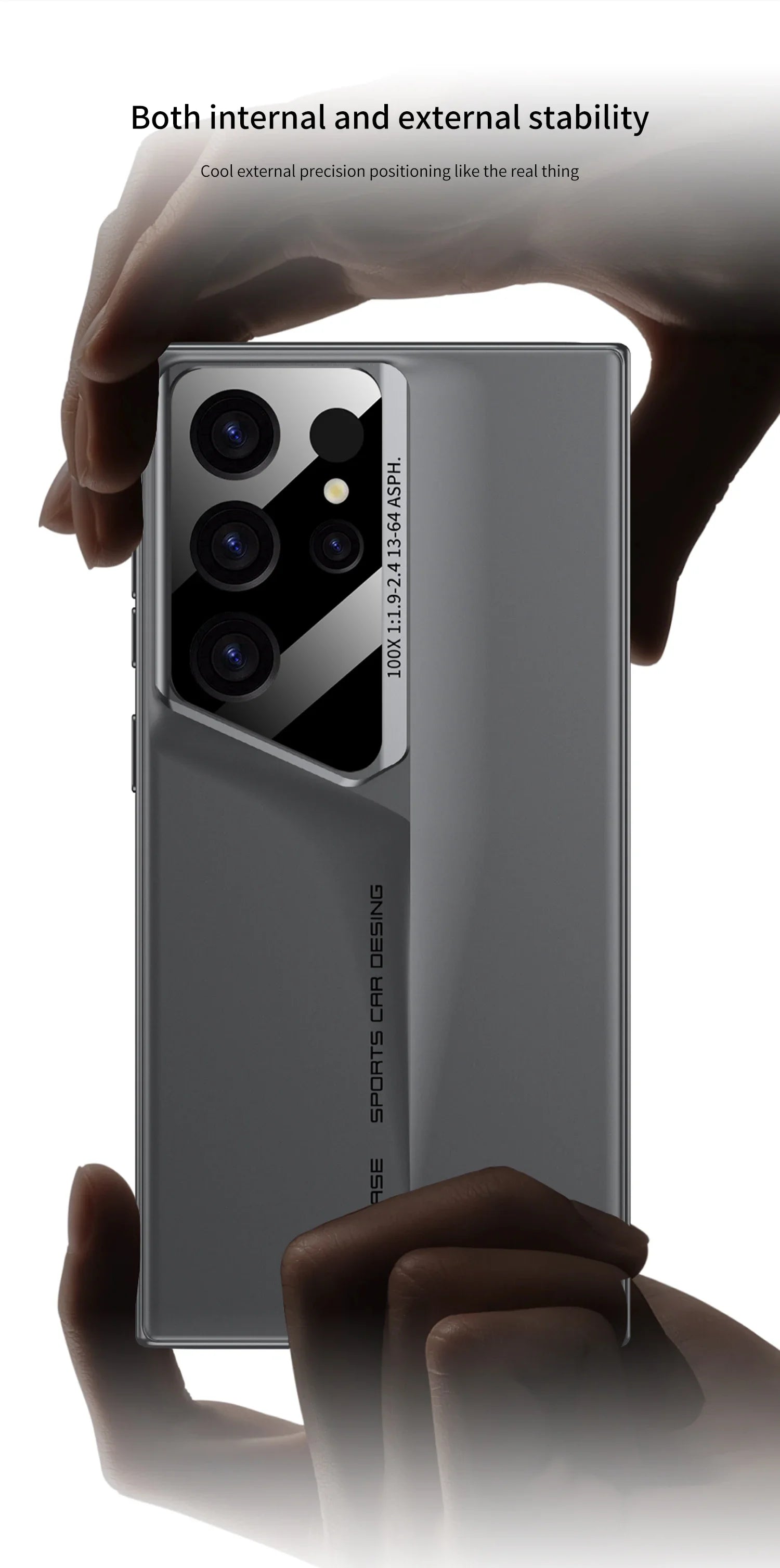 Ultrathin Blade Mecha Hard PC Matte Phone Case For Samsung Galaxy S24 S23 S22 Ultra Lens Protection Frosted Shockproof Cover