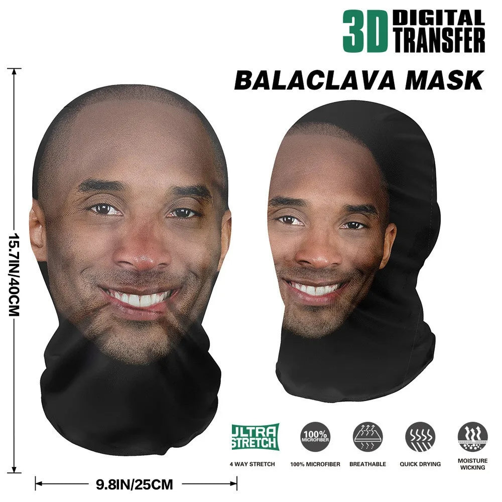 Interesting 3D Printed Seamless Full Face Mask Hat Cosplay Facial Mask Party Cosplay Props Halloween Mask