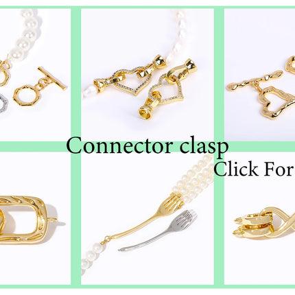 18K Gold Plated Separators For Bead,Spacers Beads For Jewelry Making,Brass Metal Round Beads,DIY Bracelets/Necklace Accessories