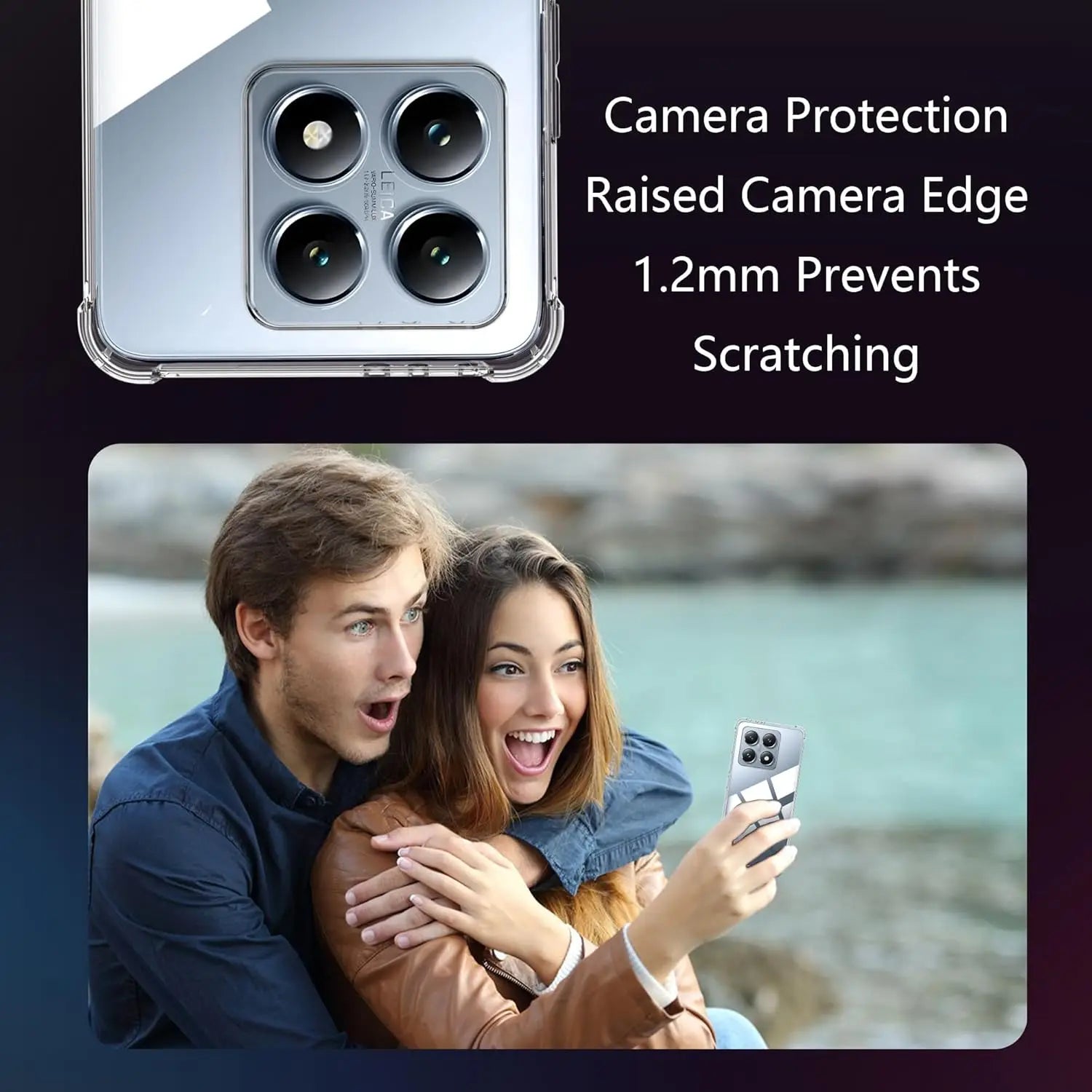 Four-Corners Shockproof TPU Case for Xiaomi 14T Pro Protective Cover For Xiaomi 14 13 Lite 13T Transparent Capa Fundas Coque