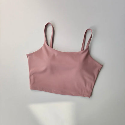 Women Breathable Sports Bra Fitness Top Push Up Sport Bra Fixed With Pad Yoga Bra Underwear Sport Tops For Running Vest Gym Wear
