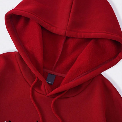 Faith Hope Love Letter Graphic Women Hoody Street Casual Loose Sweatshirt Autumn Fleece Hooded Hip Hop O-Neck Clothing Female