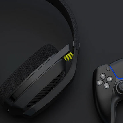 BINNUNE 2.4GHz Wireless Gaming Headset with Mic for PS5 PS4 PC Mac Playstation Bluetooth Gaming Headset with Microphone