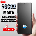 4Pcs / For A73 5G / CHINA|Matte Hydrogel Film