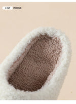 House Slippers for Women, Cute Big Small Heart, Fluffy Cozy Home Comfy Shoes for Ladies, Indoor Slippers for Winter, Mushroom