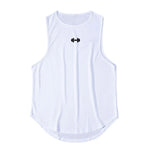 Summer Men's Gym Tank Top Fitness Training Clothing Quick-drying Loose Bodybuilding Sleeveless Shirt Men Fashion Basketball Vest