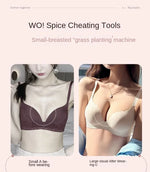 2024 New Push Up Bra for Small Chest  Ultra Thick 6CM Padded No Steel Ring Comfortable & Sexy Lift Lingerie for Flat Chest Women