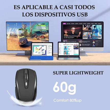 Wireless Mouse 2.4G Portable Silent Ergonomic Mice For Laptop iPad Tablet Notebook Mobile Phone Office Gaming Mouse USB Adapter