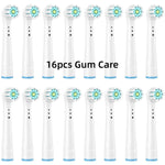 16/20PCS Brush Head nozzles for Oral B Electric Toothbrush Replacement Head Refill Sensitive Floss Cross Action for Oralb