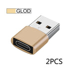 2Pcs Golden