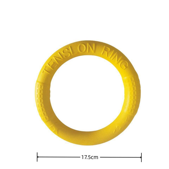 1pc Orange Dog Toys Pet Flying Disk Training Ring Puller EVA Interactive Training Ring Puller Resistant for Dogs