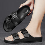 Summer Adjustable Soft Slides Slippers For Men Flat EVA Slippers Lightweight Anti Slip Slippers Size 35-47 48 49  Dropshipping