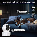 BoyKeep Smart Camera 2K Security Protection Wifi Surveillance 5G/2.4GHz Indoor Baby Night Vision 360° Pan & Tilt 2-Way Audio K30