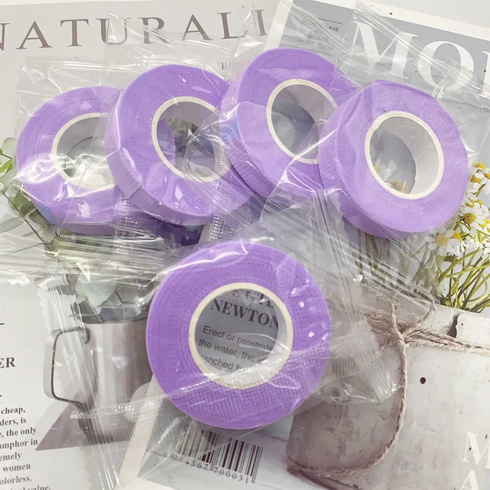 5Pcs Breathable Medical Paper Tapes Eyelash Extension Professional Lashes White Tape Eye False Lashes Patch Eyelid Sticker