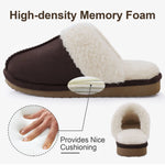 Comwarm Fluffy Winter Slippers For Women Furry Fuzzy Home Shoes Faux Fur House Plush Slippers Indoor Warm Comfy Mute Flats Slide